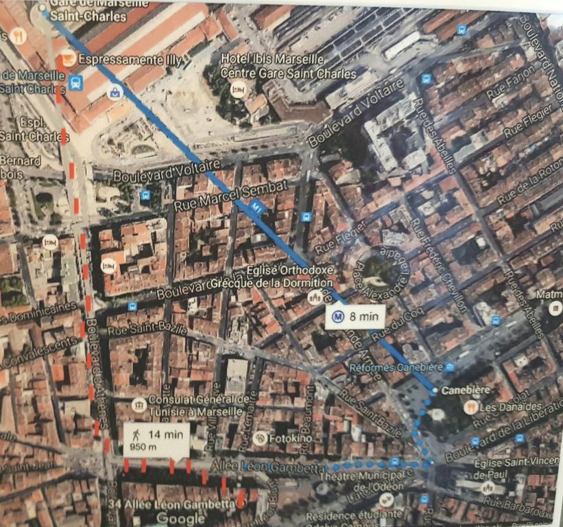 Hotel Des Allees Marseille Eksteriør bilde